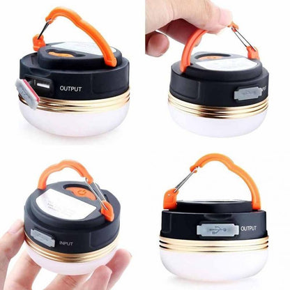 3 Modes USB Charging Camping Lights 5LED Outdoor Tents Light Emergency Flashlight for Mobile Phone Charging with Magnet